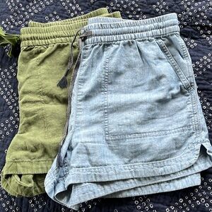 J.Crew seaside short in linen blend - two pairs